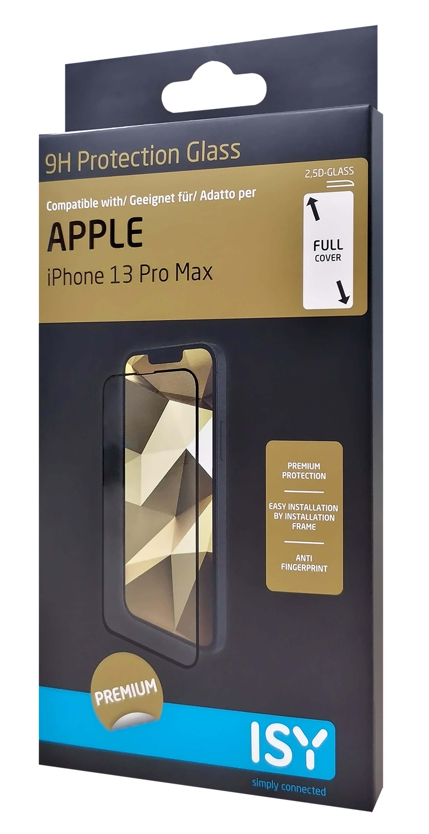 iPhone (für Apple 5127-2.5D Pro Max) Displayschutz ISY IPG 13