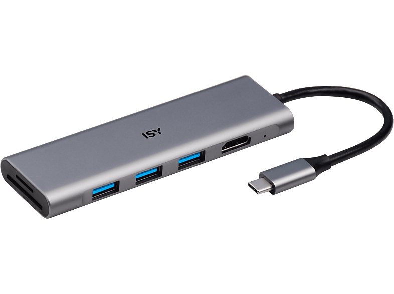 ISY Iad-1028 Usb-c 2x Usb-a & Hdmi (pd)