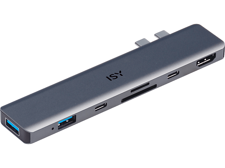 ISY Iad-1021 Dual Usb-c Multiport Adapter (pd)