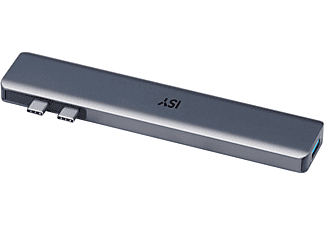 ISY IAD-1021 Dual USB-C Multiport Adapter (PD)