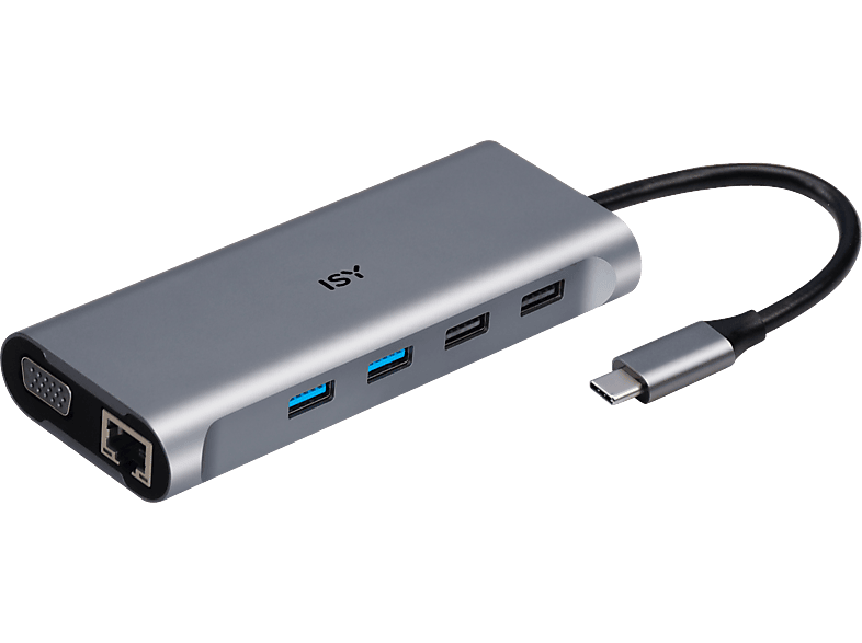 ISY Iad-1026 Usb-c 7-in-1 Multiport Adapter (pd)