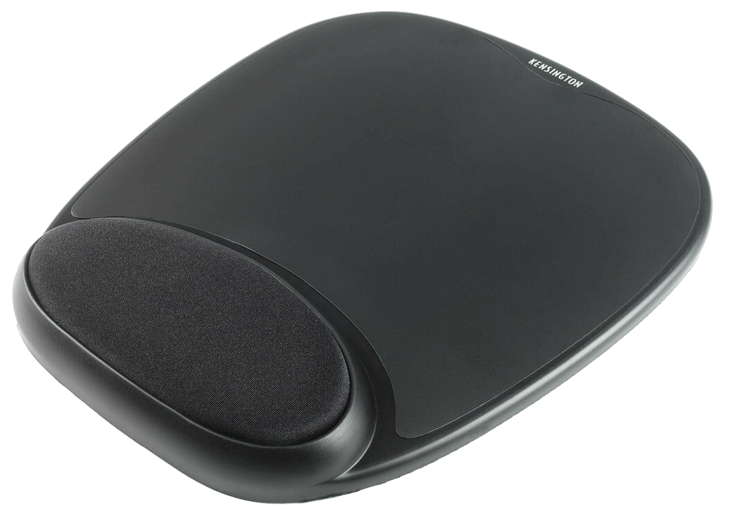 KENSINGTON Zselés egéralátét csuklótámasszal, fekete (62386)