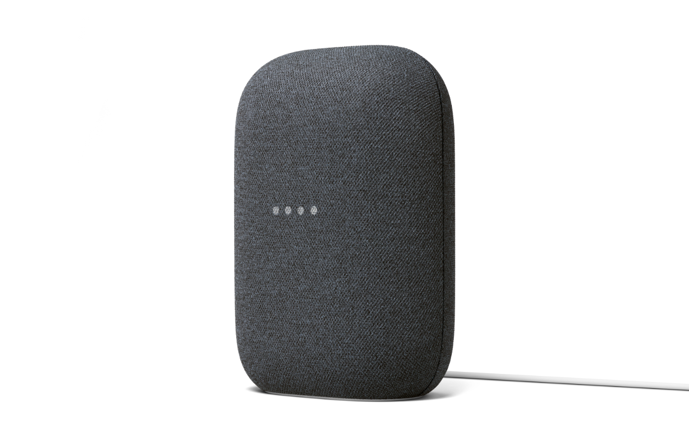 GOOGLE Nest Audio Smart Speaker, Karbon