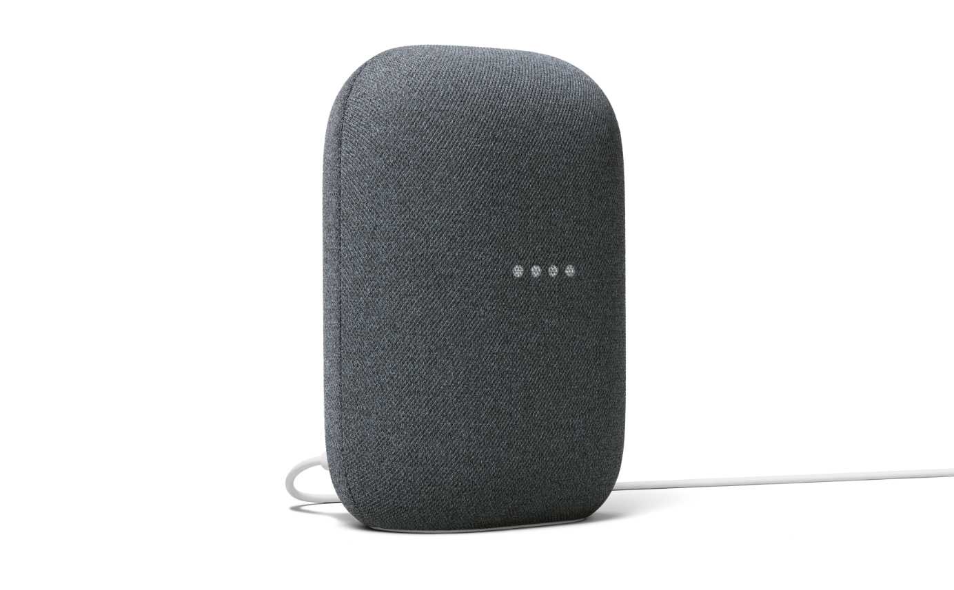 GOOGLE Nest Audio Smart Speaker, Karbon