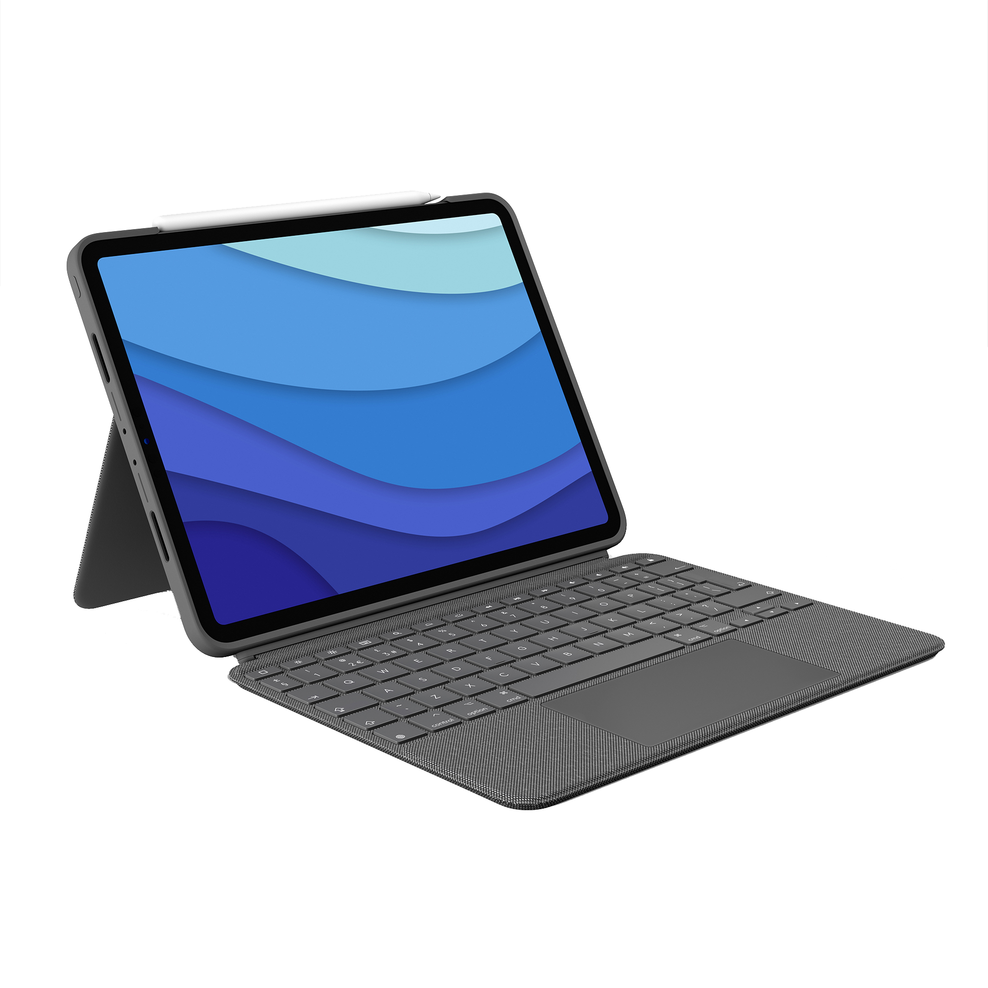 Logitech Combo Touch Ipad Pro 11 Grijs (1e 2e 3e En 4e Gen) afbeelding