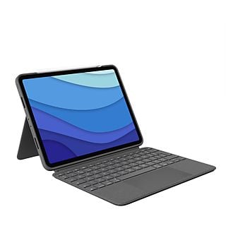 LOGITECH Combo Touch iPad Pro 11 Grijs (1e, 2e, 3e en 4e gen)