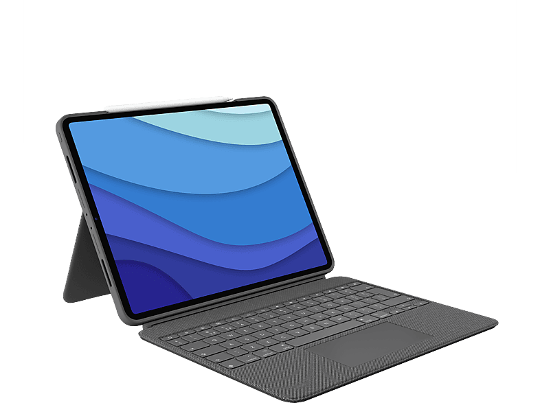Logitech Combo Touch Ipad Pro 12.9 Inch Grijs (3e En 4e Gen)