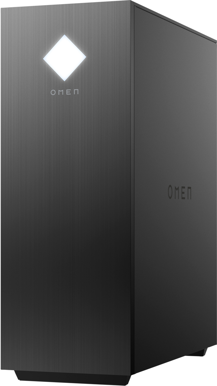 HP Gaming PC OMEN GT12-1003ng, i7-11700F, 16GB RAM, 512GB SSD, 1TB HDD, RTX 3060Ti, Shadow Black Gaming PC, Intel® Core™ i7-11700F Prozessor (16 MB Cache, bis zu 4.90 GHz), 16 GB RAM SSD, Vordere Blende in Shadow Black, Logo in Dark Chrome, Seitenwand aus Glas
