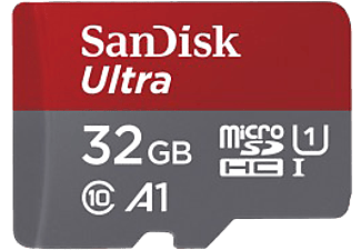 SANDISK microSDHC 32GB Ultra memóriakártya, UHS-I, Class10, 120MB/s (186500)