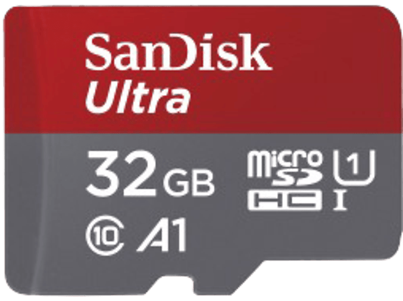 SANDISK microSDHC 32GB Ultra memóriakártya, UHS-I, Class10, 120MB/s (186500)