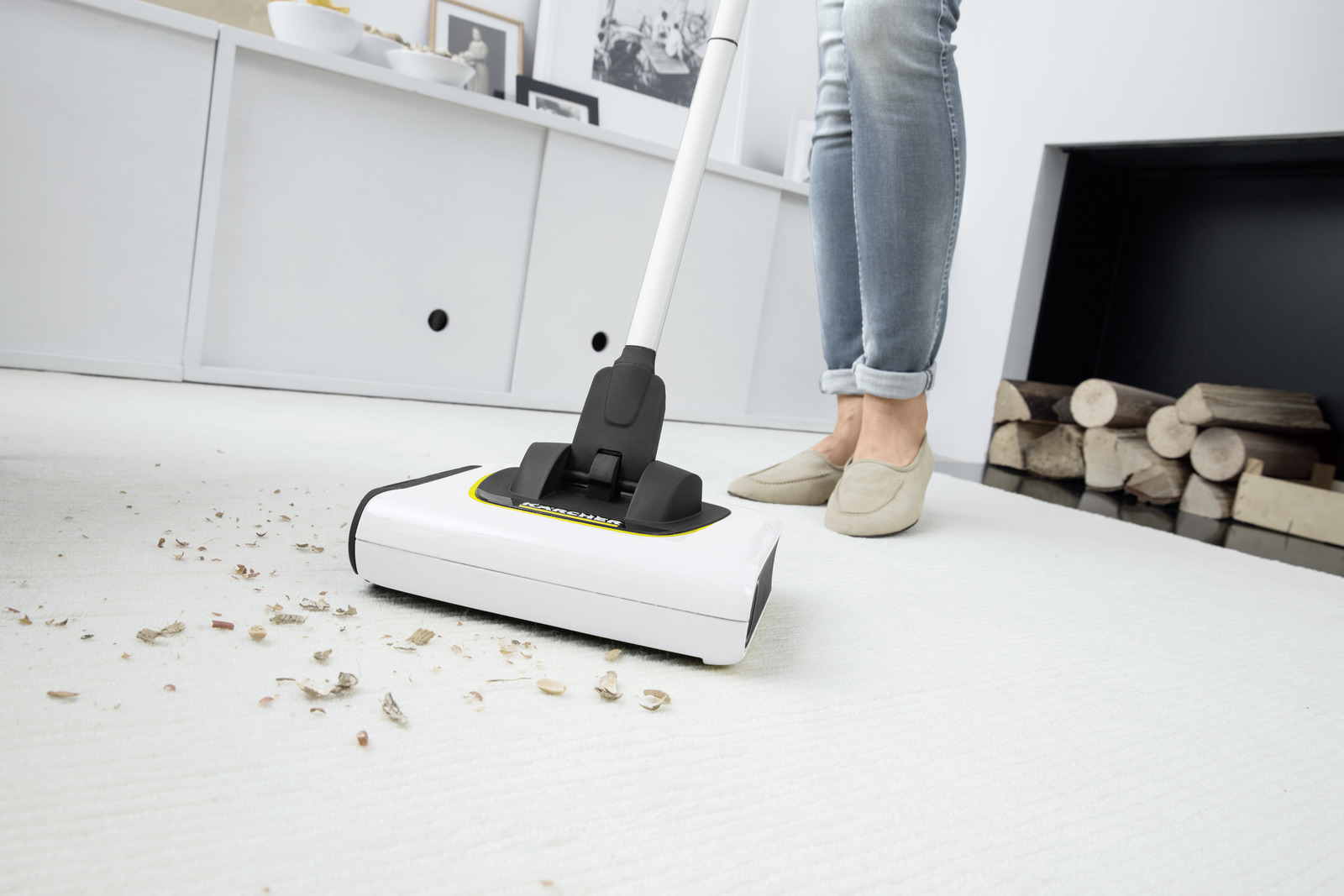KÄRCHER KB 5 Premium Akkumulátoros seprű, fehér