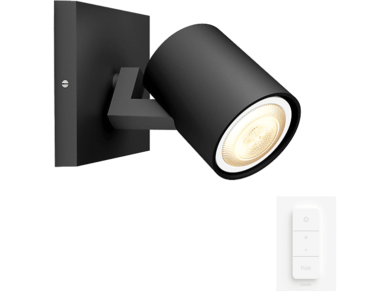 PHILIPS HUE Lampe murale Smart Runner Noir + Interrupteur (33832600)