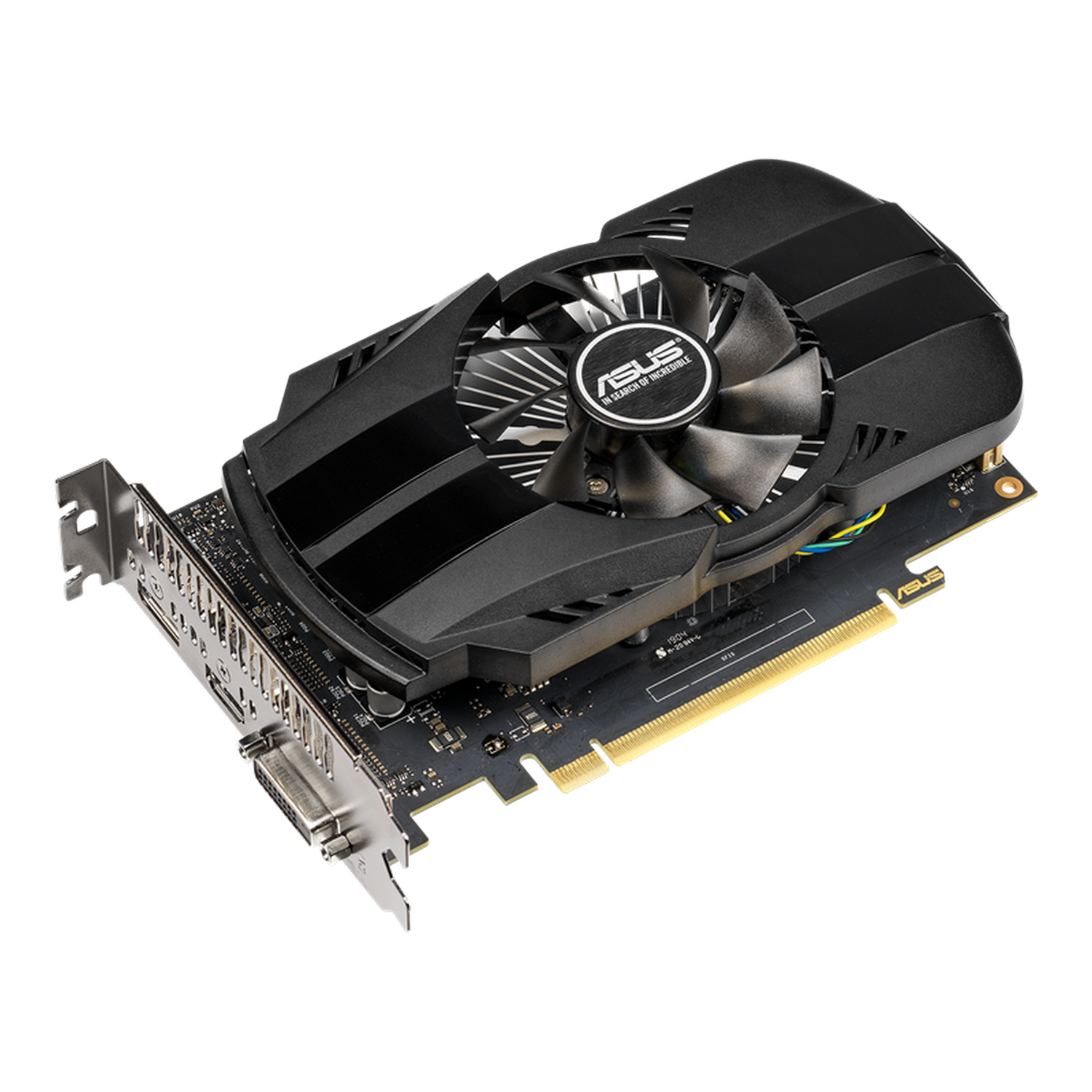 Tarjeta gráfica - ASUS Phoenix GeForce® GTX 1650 OC Edition, 300 W, 4 GB, GDDR5, PCI Express 3.0, IP5X, Negro