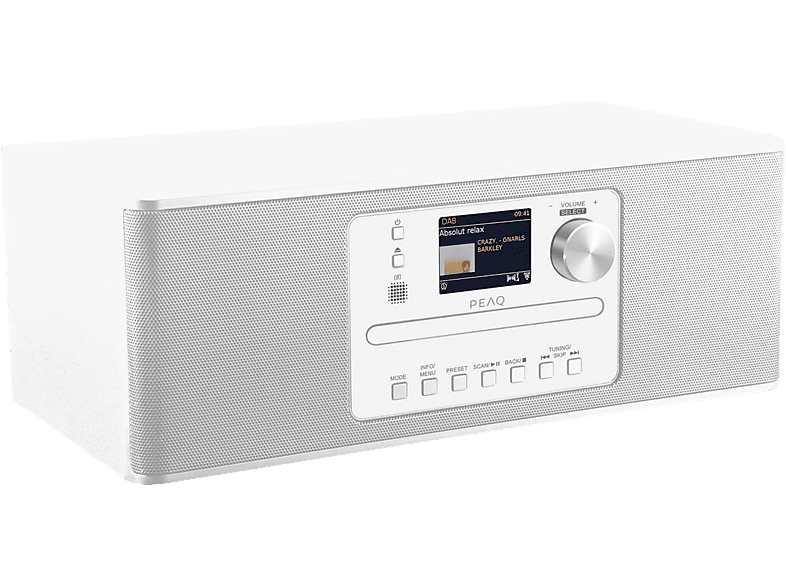 Radio portátil | Peaq PDR 370 BT-WT