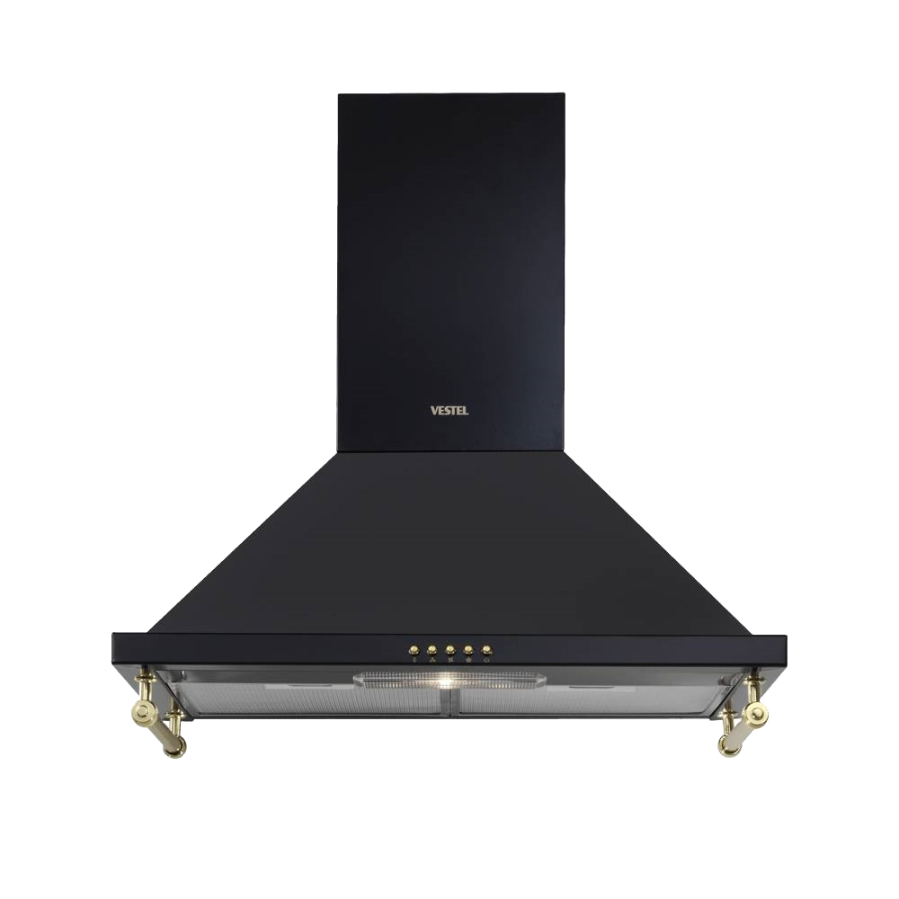 VESTEL AD-6002 RS Ankastre Davlumbaz Siyah