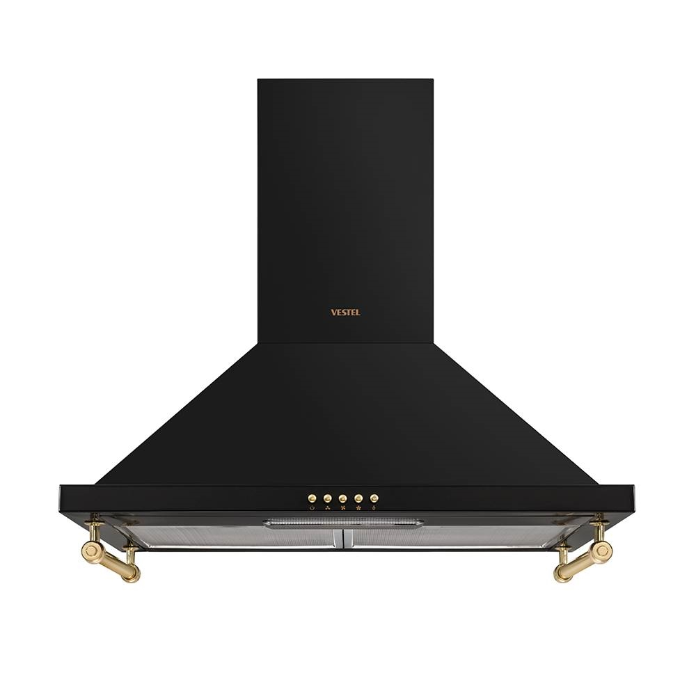 VESTEL AD-6002 RS Ankastre Davlumbaz Siyah
