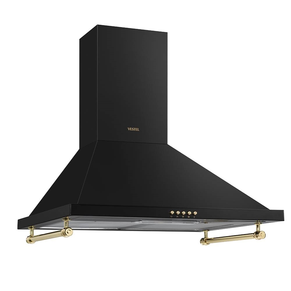 VESTEL AD-6002 RS Ankastre Davlumbaz Siyah