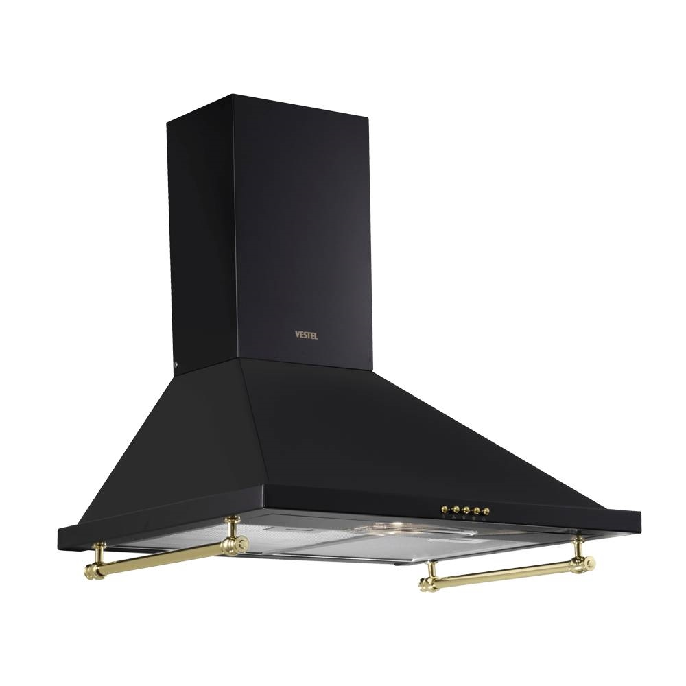 VESTEL AD-6002 RS Ankastre Davlumbaz Siyah
