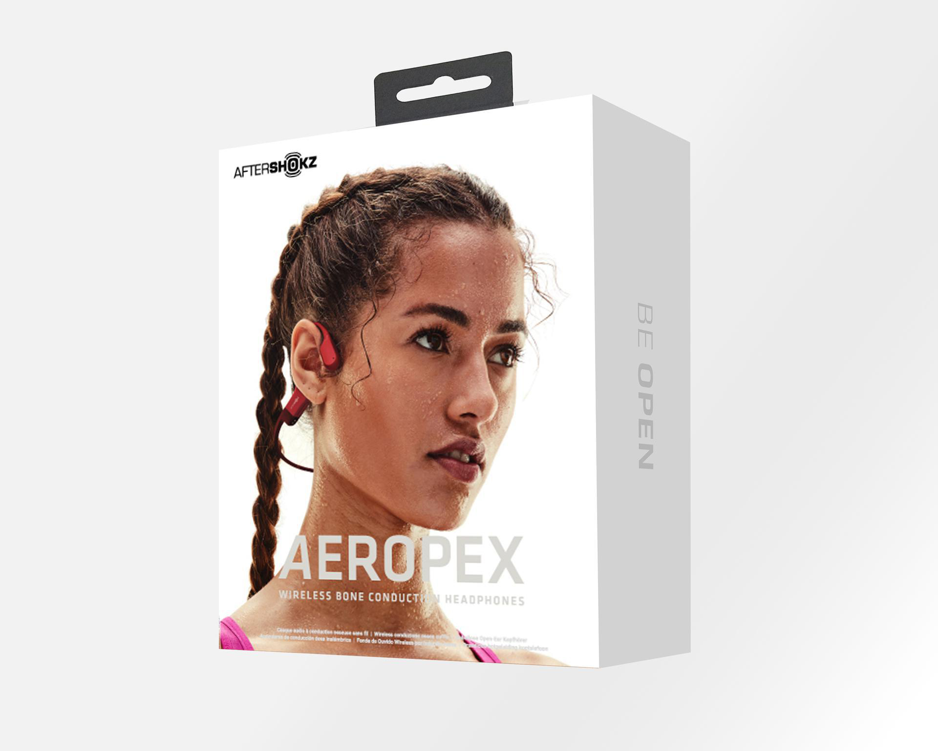 AFTERSHOKZ AEROPEX, Open-ear Headset Bluetooth Rot