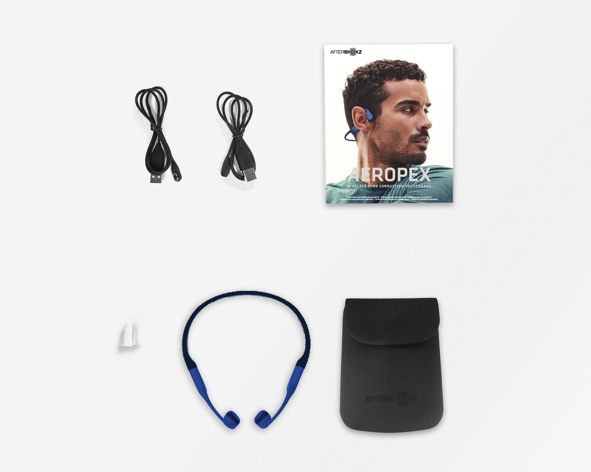 AFTERSHOKZ AEROPEX, Open-ear Headset Bluetooth Blau