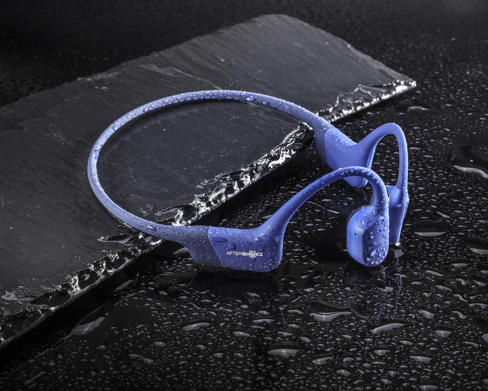 AFTERSHOKZ AEROPEX, Open-ear Headset Bluetooth Blau