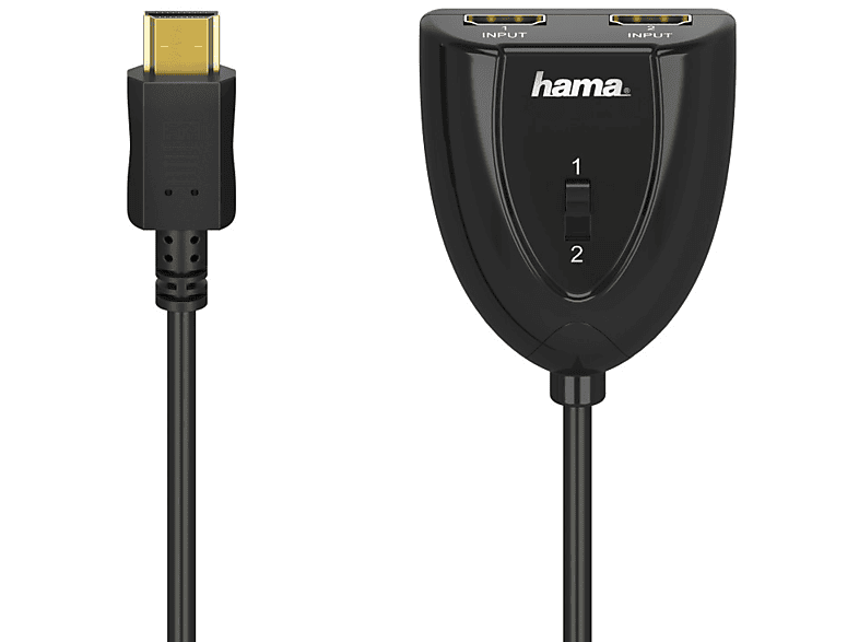 Kakadu Wijzer hersenen HAMA 205161 HDMI-switch 2 inputs kopen? | MediaMarkt