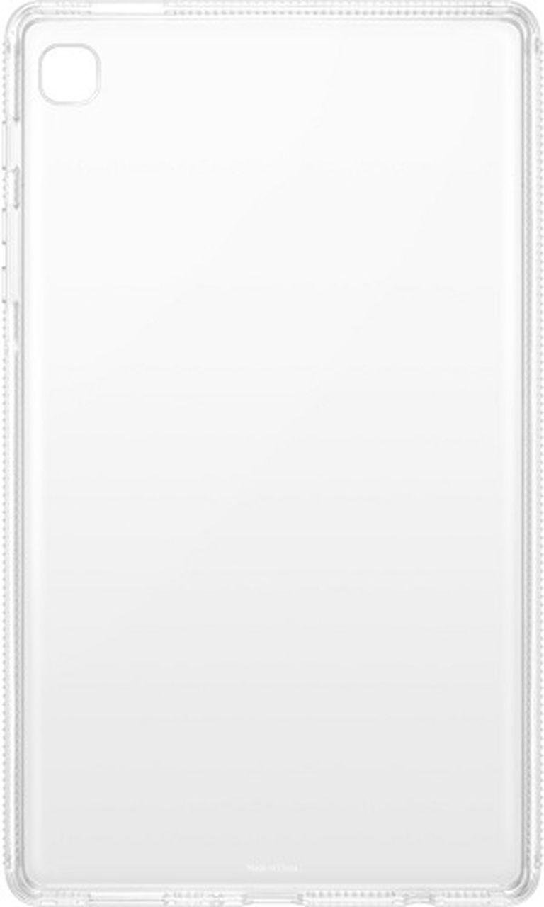 Átlátszó műanyag tablettok. A tokon kamerakivágás van, és átlátszó.