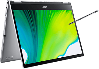 ACER Spin 3 SP313-51N-56DH - Convertible 2 in 1 Laptop (13.3 ", 512 GB SSD, Silber)