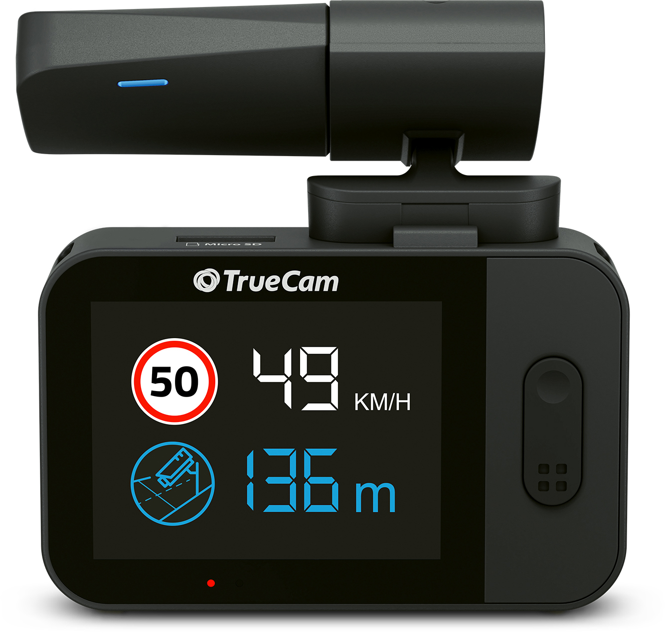 TRUECAM M5 GPS WiFi Autós fedélzeti kamera GPS modullal
