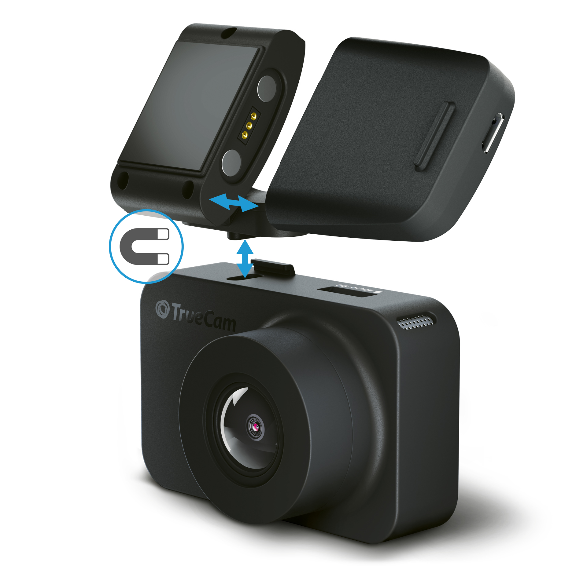 TRUECAM M5 GPS WiFi Autós fedélzeti kamera GPS modullal