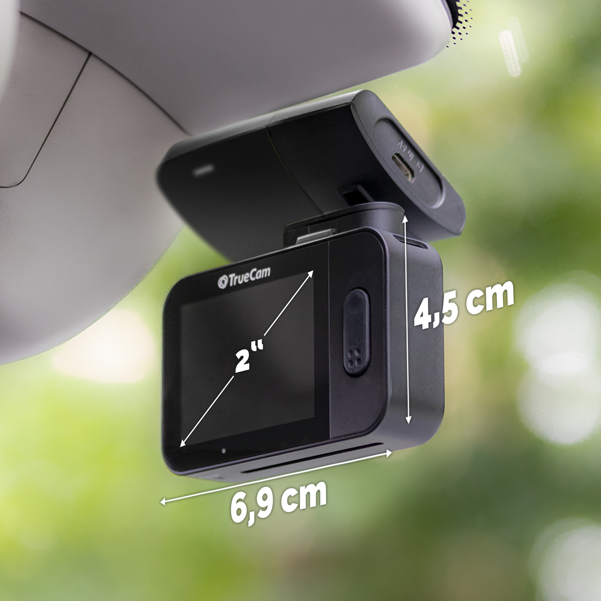 TRUECAM M5 GPS WiFi Autós fedélzeti kamera GPS modullal
