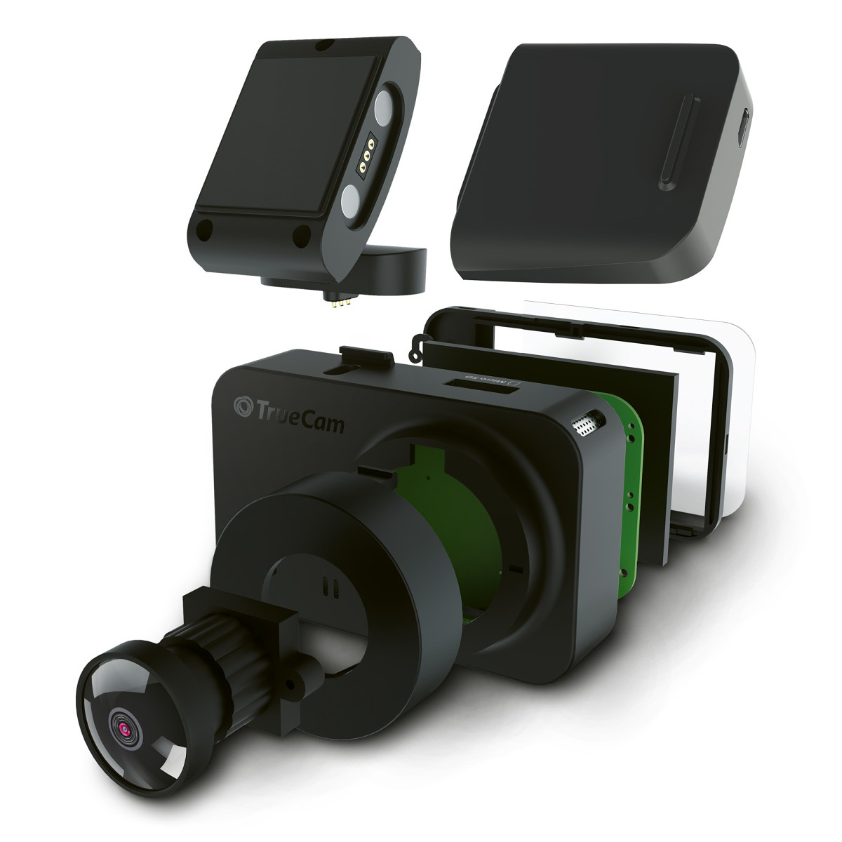 TRUECAM M5 GPS WiFi Autós fedélzeti kamera GPS modullal
