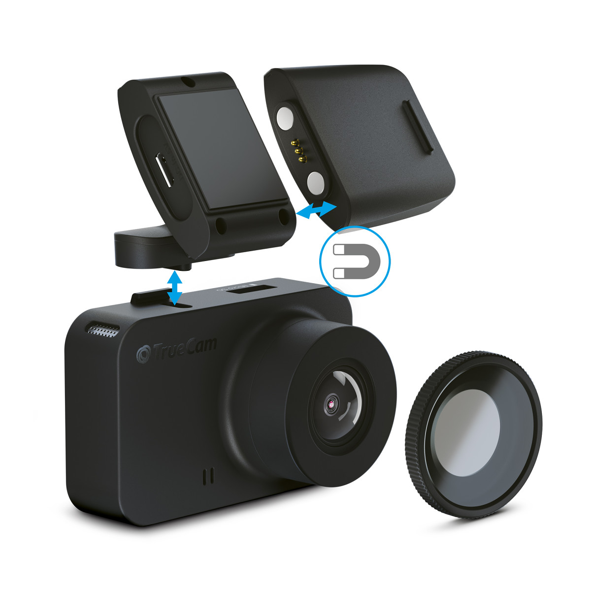 TRUECAM M5 GPS WiFi Autós fedélzeti kamera GPS modullal