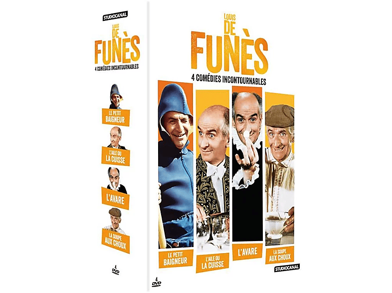 Cld Distribution Louis De Funes: 4 Comédies Incontournables - Dvd