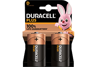 DURACELL Plus Power D-batterier 2-pack