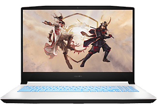 MSI Sword 15 A11UD 9S7-158213-022 Fehér Gamer laptop (15,6" FHD/Core i7/8GB/512 GB SSD/RTX3050Ti 4GB/NoOS)