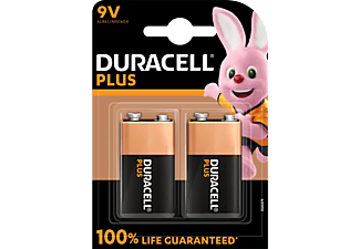 DURACELL Plus Power 9V-batterier 2-pack