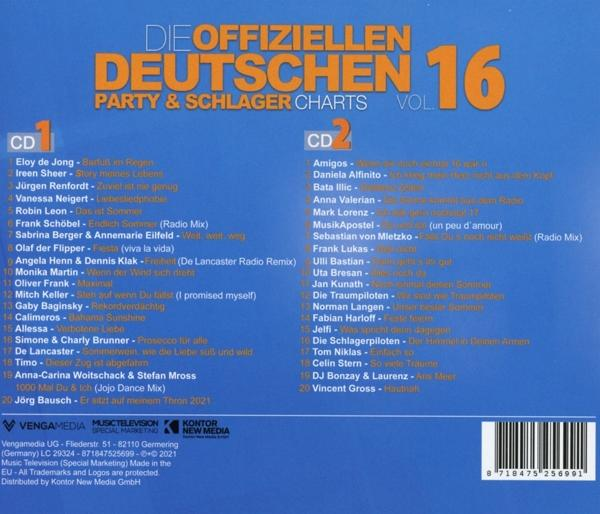 VARIOUS - Die Offiziellen Deutschen Party And Schlager Charts  - (CD)