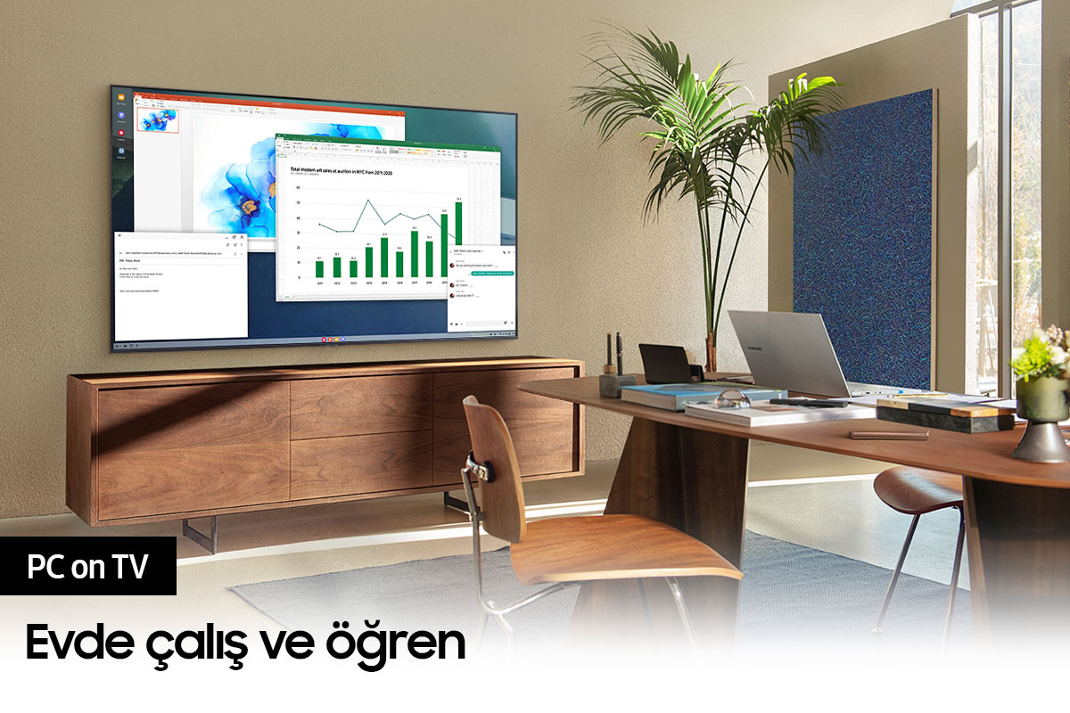 SAMSUNG 55AU7200 55 inç 138 Ekran Uydu Alıcılı Smart 4K Ultra HD LED TV