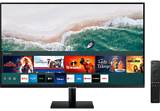 SAMSUNG LS27AM500NR - Monitor, 27 ", Full-HD, 60 Hz, Schwarz