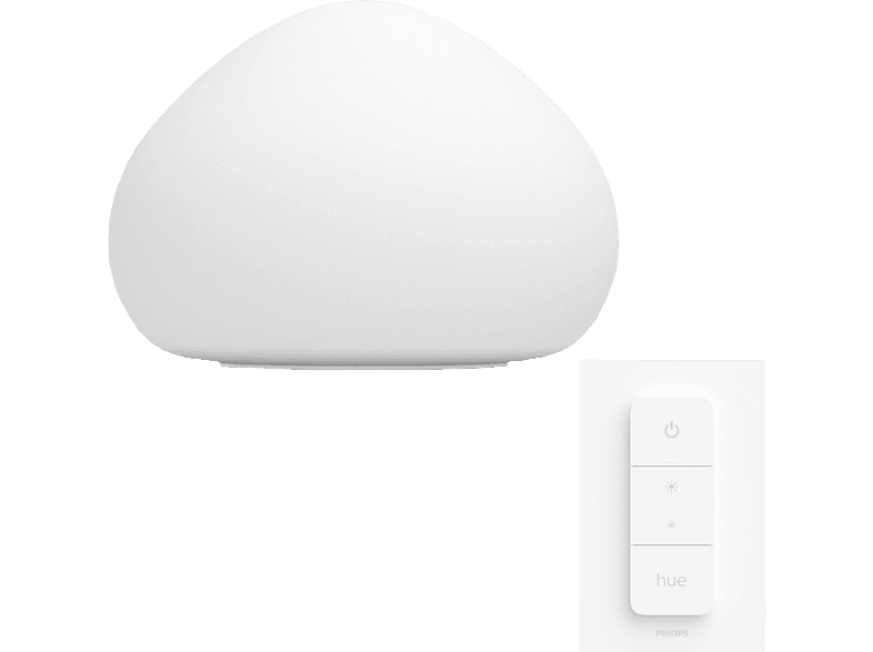 PHILIPS HUE Lampe de table Smart Wellner Blanc + Interrupteur (34139500)