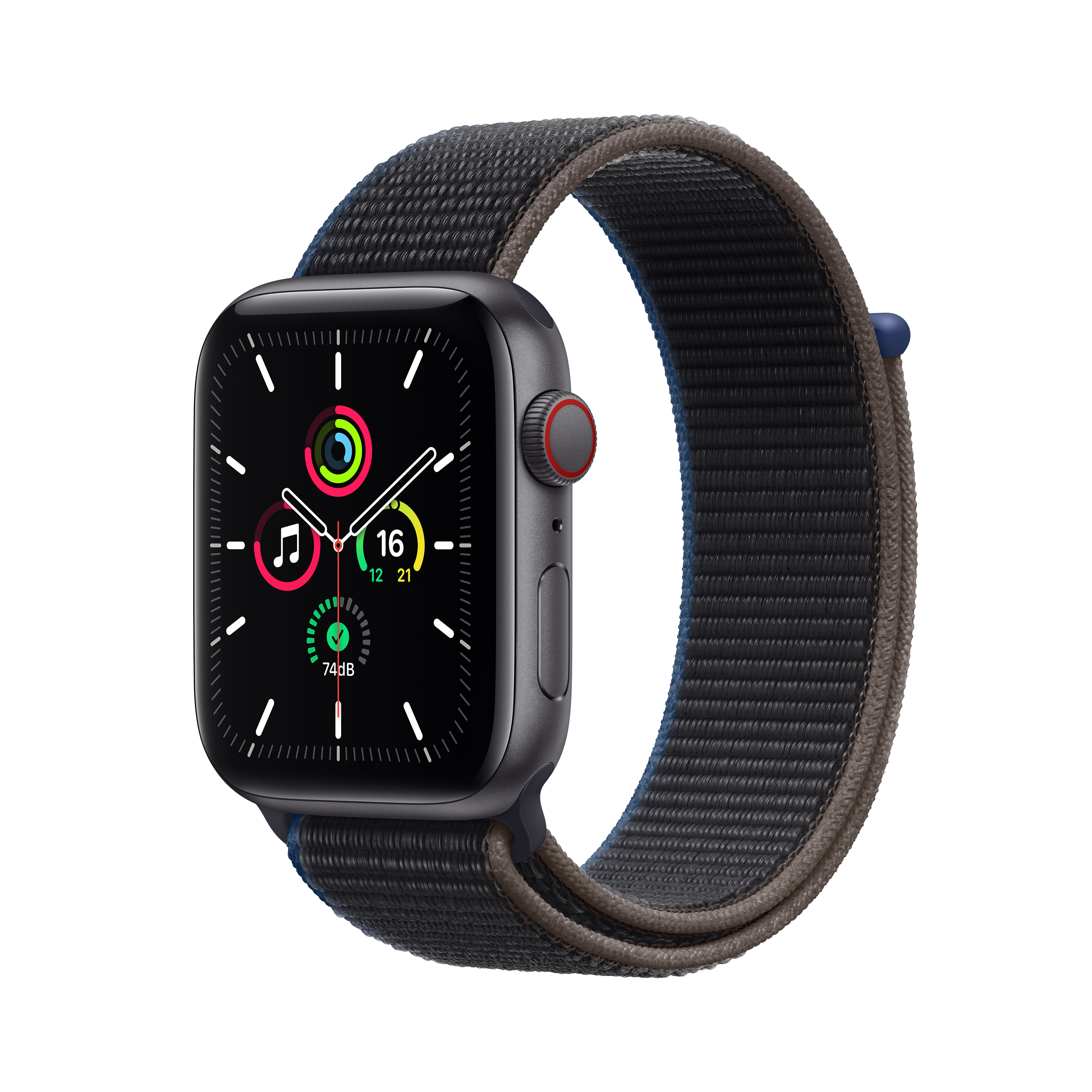 Apple Watch Se gris espacial 44mm celular correa loop gps cellular 44 caja aluminio en deportiva color con reacondicionado 2020 lte y carbon