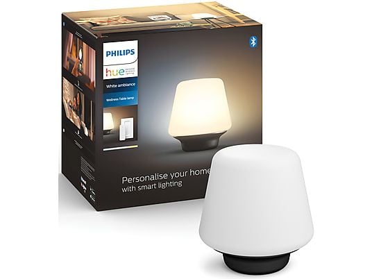 PHILIPS HUE Lampe de table Smart Wellness Blanc + Interrupteur (34141800)