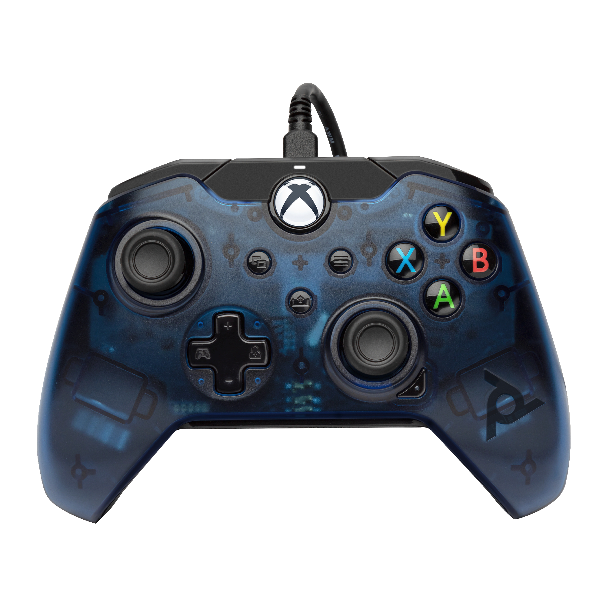 PDP LLC Kabelgebundener PDP Controller Mitternachtsblau für Xbox Series X, Xbox Series S, Xbox One, PC