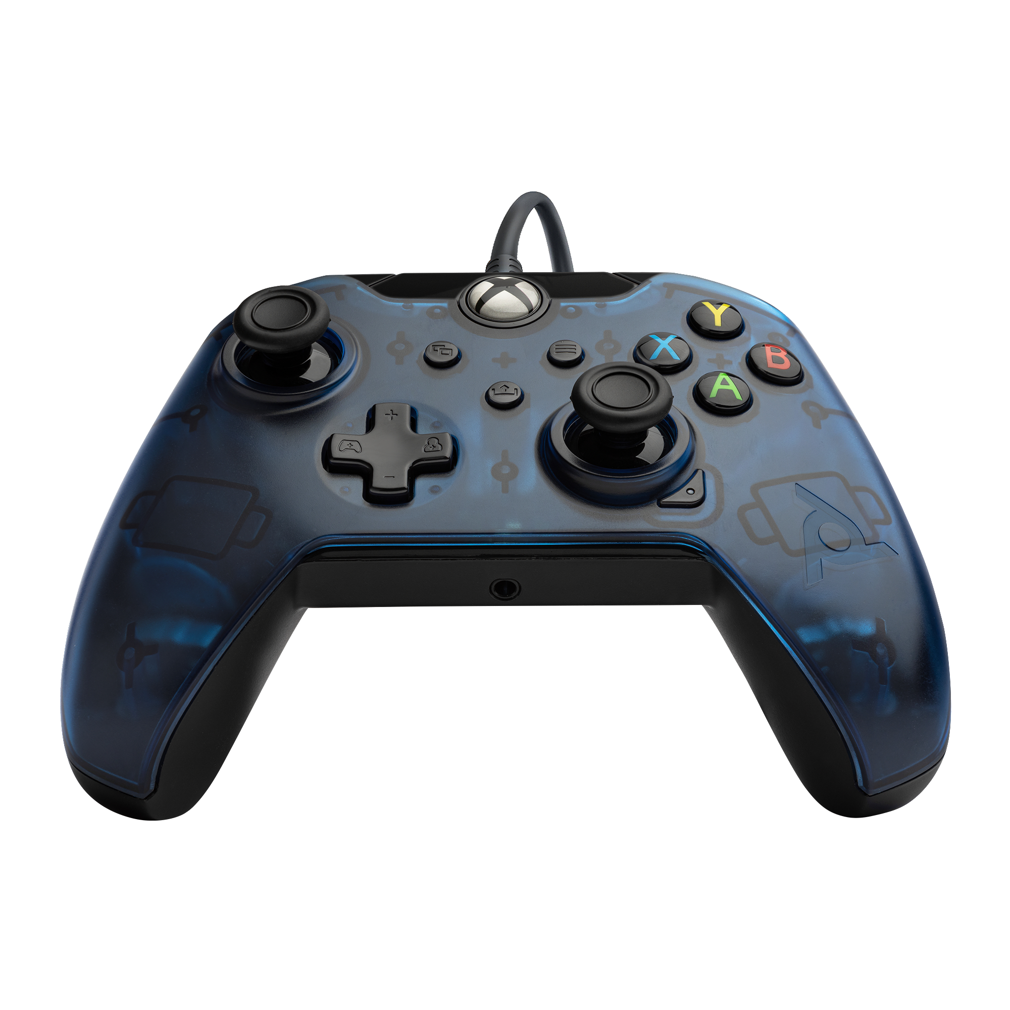 PDP LLC Kabelgebundener PDP Controller Mitternachtsblau für Xbox Series X, Xbox Series S, Xbox One, PC