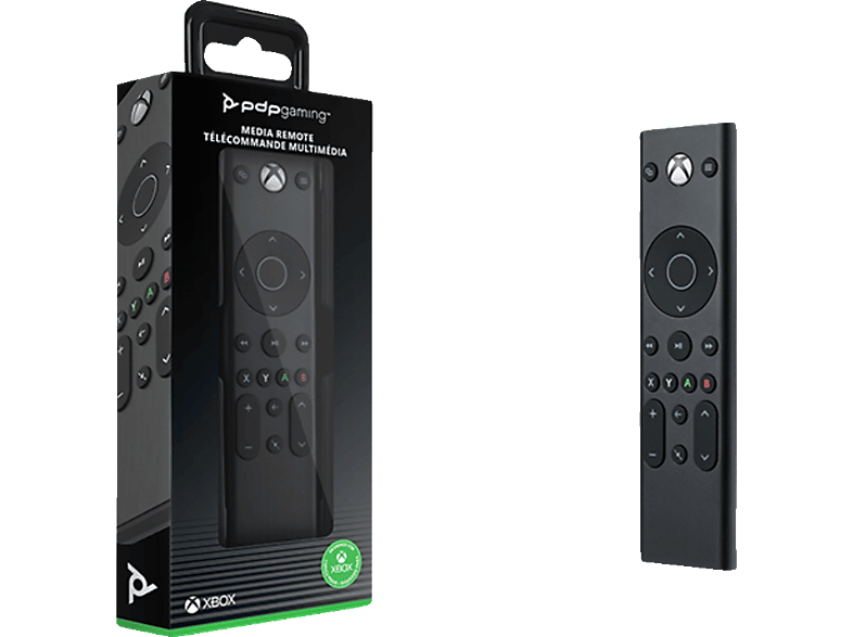 PDP LLC PDP-Gaming-Medien-Fernbedienung, Fernbedienung, Schwarz