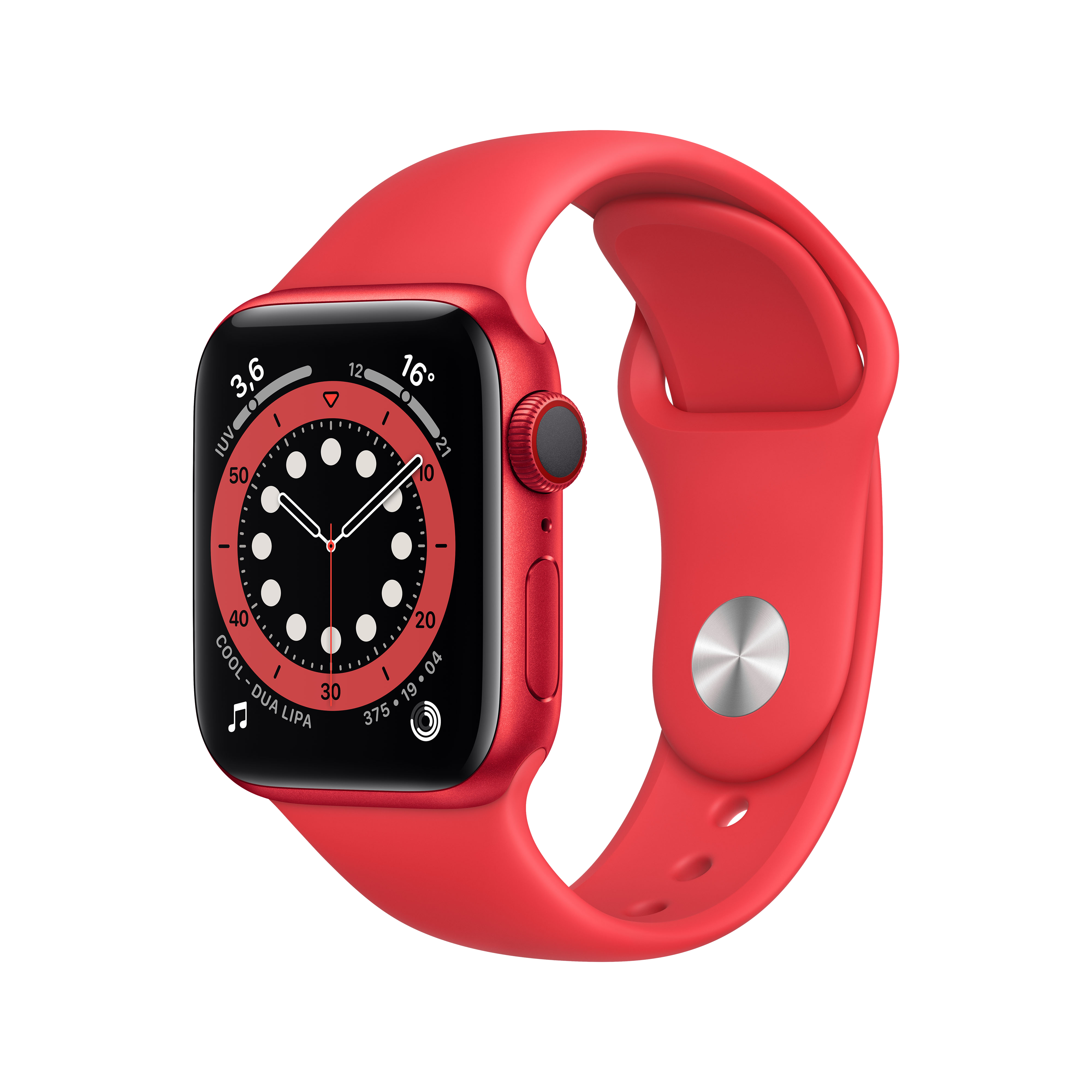 Apple Watch Series 6 gps+cellular 40mm aluminio rojo 40 4ggps reloj inteligente smartwatch con cellular product red correa deportiva y caja en celular