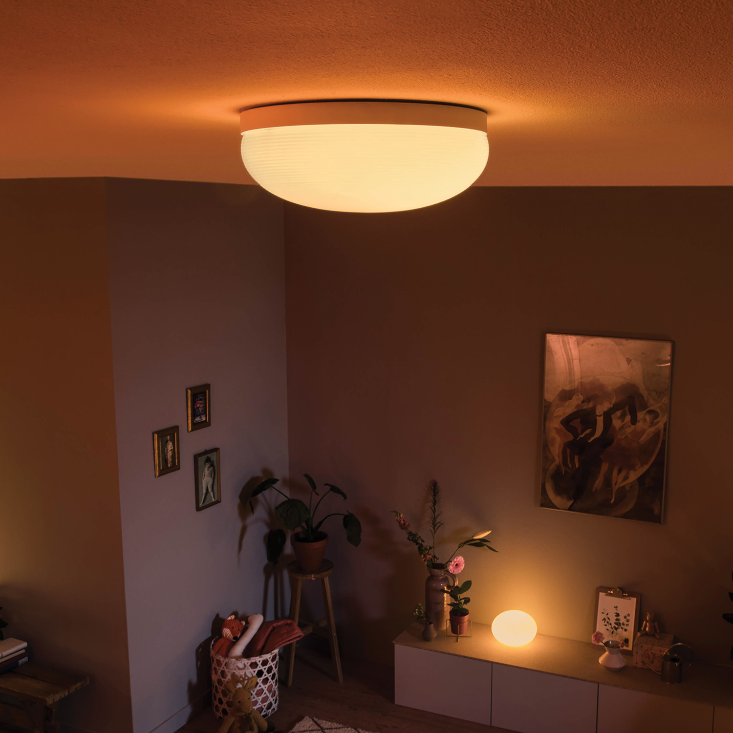 PHILIPS HUE Plafondlamp Flourish Meerkleurig (34350400)