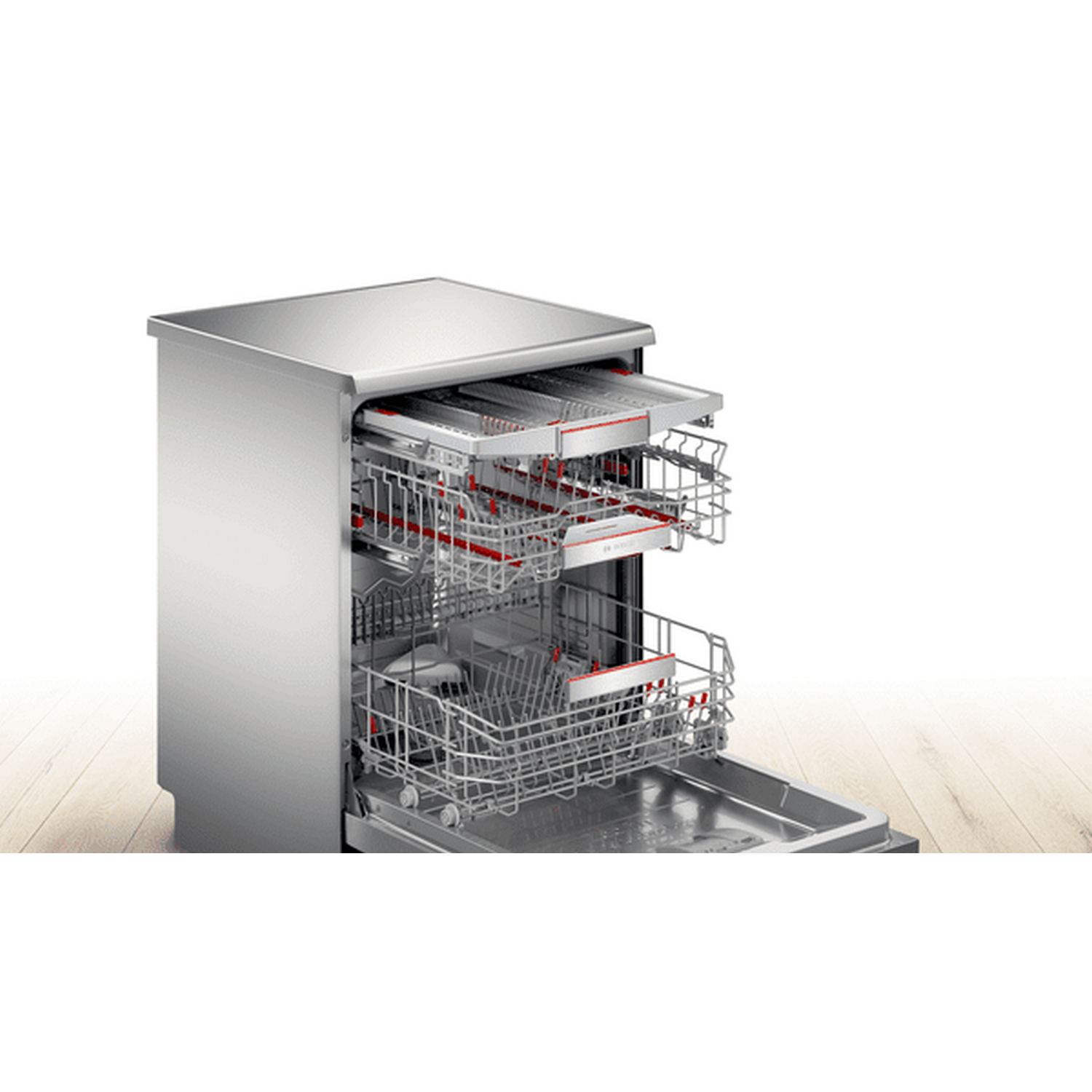 Lavavajillas - Bosch SMS8YCI01E, Independiente, 14 servicios, 8 programas, 60 cm, Inox