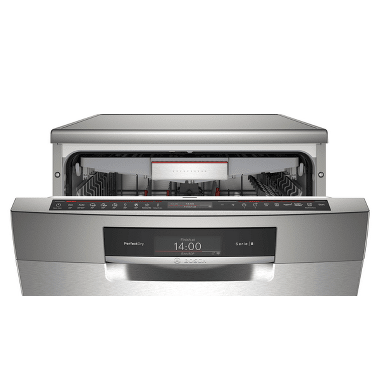 Lavavajillas - Bosch SMS8YCI01E, Independiente, 14 servicios, 8 programas, 60 cm, Inox